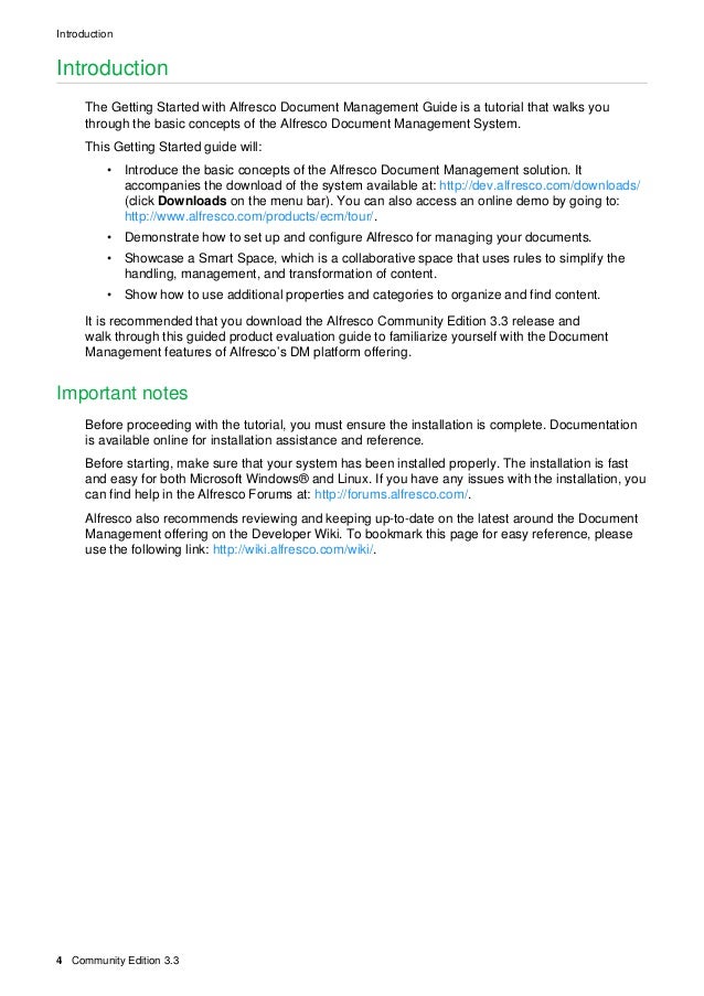 Alfresco Documentation Pdf